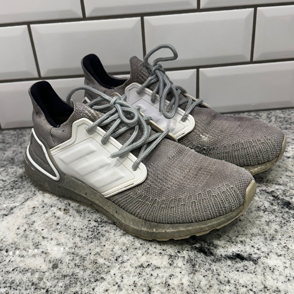 Adidas Mens 8 Ultraboost 20 James Bond Grey FY0647 007 No Time To Die Sneakers